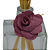 Rosa de Tecido para Frasco Difusor - Imagem 1