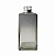 Frasco Em Vidro Square Rosca 28/410 Prata Degrade Metálico-250ml - Imagem 1