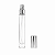 Frasco em Vidro Cilíndrico Transparente Válvula Prata 10mL - Imagem 2