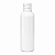 Frasco Pet Cilíndrico Branco Rosca 24-120mL - Imagem 1