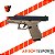 Pistola de Airsoft GBB We G19 Gen4 Tan e Preta - Imagem 3
