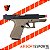 Pistola de Airsoft GBB We G19 Gen4 Tan e Preta - Imagem 4