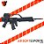 Rifle HK-G36 ST-AEG-07 BK 6mm c/ luneta RED DOT - Imagem 4