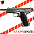 Pistola Airgun 4.5mm CO2 Src Krown Land 1911 L45 - 21031 B-C - Imagem 3