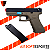 Pistola de Airsoft GBB We G18 Gen4 Tan e Preto - Imagem 1