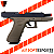Pistola Airsoft We G18 Gen 4 Tan 6mm GBB - Imagem 2