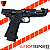 Pistola de Airgun CO2 4.5mm Src Night Viper Kli Krown Land Hi-capa - Imagem 2