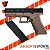 Pistola de Airsoft GBB Kjw Glock Kp-18ms Metal Slide Tan - Imagem 1