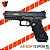 Pistol Airsoft APS Gold Phantom ASP605-Bk - Imagem 2