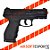 Pistol Airsoft Cybergun Taurus Pt 24/7 Metal Slide - Imagem 1