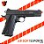 Pistola de Airsoft GBB KWA 1911 MKI Ptp Preto - Imagem 3