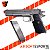 Pistola de Airsoft GBB WE 1911 Matte Chrome Sv - Imagem 1