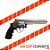 PISTOL SRC Revolver 6 Chrome COR-801S - Imagem 1