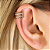 Piercing Fake Filetes 2 em 1 Banhado A Ouro - Imagem 2