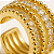 Piercing Fake Filetes 2 em 1 Banhado A Ouro - Imagem 3
