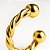 Piercing Fake Enroladinho Banhado A Ouro - Imagem 3