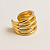 Piercing Fake 4 Fios Banhado A Ouro - Imagem 5