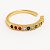 Piercing Fake Delicado Com Microzircônias Coloridas Banhado A Ouro - Imagem 5