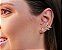 Brinco Ear Cuff com Microzircônias e Zircônias Ouro - Imagem 6