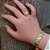 Kit Eleganza Três Ouros Pulseira + Anel Manoella Banhado A Ouro - Imagem 2