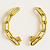 Brinco Ear Cuff Elos Retangulares Banhado A Ouro - Imagem 1