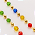 Brinco Argola Cristais Coloridos Com Piercing Banhado A Ouro - Imagem 4