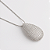 Colar Maxi Gota Cravejada em Microzircônias Banhado A Ródio Branco - Imagem 1