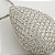 Colar Maxi Gota Cravejada em Microzircônias Banhado A Ródio Branco - Imagem 3