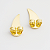Tarraxa Ear Cuff Banhado A Ouro - Imagem 3