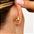 Tarraxa Ear Cuff Banhado A Ouro - Imagem 2