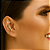 Piercing Transversal Com 7 Zircônias Banhado A Ouro - Imagem 2
