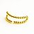 Piercing Fake Com Esferas Curvadinho Banhado A Ouro - Imagem 1