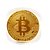Moeda Decorativa Bitcoin - Dourada - Imagem 1