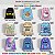 Mochilinha Saco Personalizada Qualquer Tema Infantil 20X30 - Kit 10 Unidades - Imagem 3