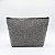 Necessaire Trapézio PVC Mescla Linho Lisa sem Estampa 22x15x5 cm - Imagem 3