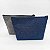 Necessaire Trapézio PVC Mescla Linho Lisa sem Estampa 22x15x5 cm - Imagem 1