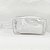Necessaire Estojo Transparente PVC com Alça de Mão - Friso e Zíper BrancoNecessaire Estojo Transparente PVC com Alça de Mão - Friso e Zíper Branco - Imagem 3