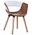 Cadeira Decorativa para Escritório ANM 6709 Caramelo ou Cinza - Imagem 1