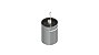 Calorimetro aluminio de agua didatico com duplo vaso e agitador 250ML - Imagem 1