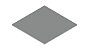 Placa de aluminio (AL) 50X50MM - Imagem 1