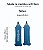Garrafa Hiratação Silicone Soft Flash azul 500ml - Imagem 2