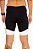 Bermuda Masculina Multi Bolsos Compress Preta com Branco - Imagem 3