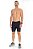 Bermuda Masculina Multi Bolsos Compress Preta Linha Branca - Imagem 6