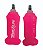Garrafa Hiratação Silicone Soft Flash 350 pink - Imagem 1
