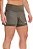 SHORT DUPLO FEMININO VERDE MILITAR - Imagem 1