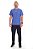 CAMISETA CORTE LASER BOLSO AZUL - Imagem 4