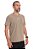 CAMISETA CORTE LASER BOLSO BEGE ESCURO - Imagem 1