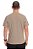 CAMISETA CORTE LASER BOLSO BEGE ESCURO - Imagem 2