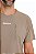 CAMISETA CORTE LASER BOLSO BEGE ESCURO - Imagem 3