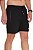 Bermuda Dry Fit Treino Seca Rápido 3 Bolsos Elastáno Preto - Imagem 1